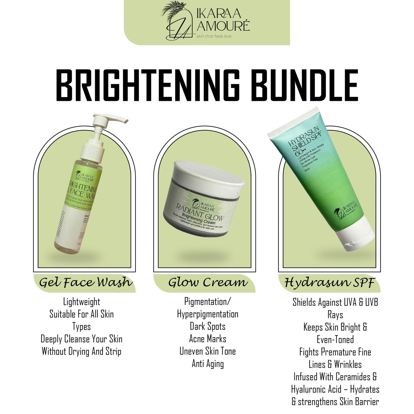 Ikaraa Amouré Brightening Bundle